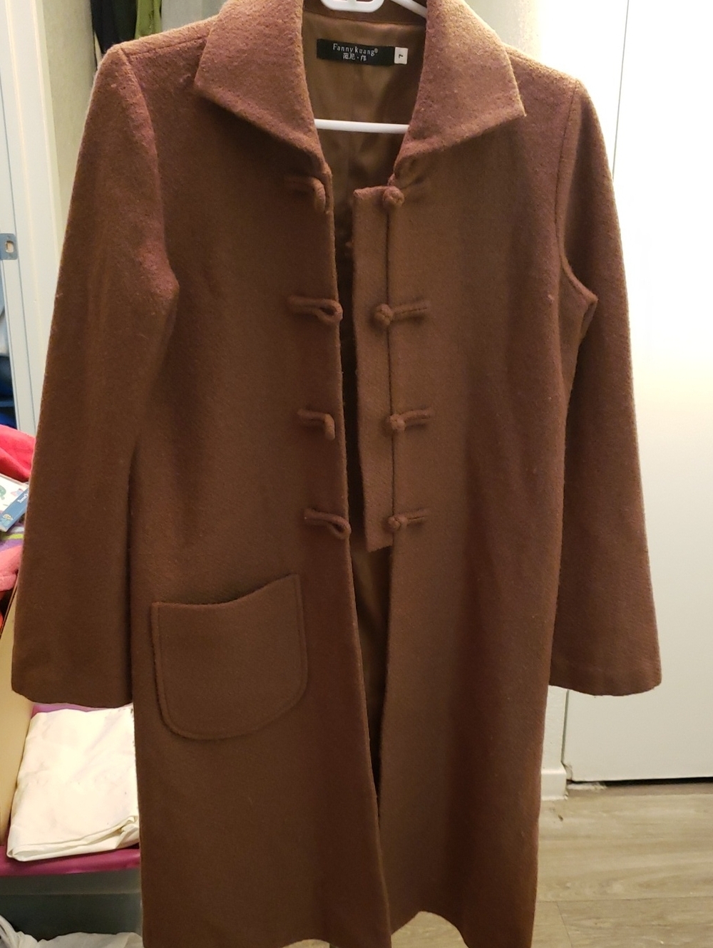 Long Coat Wool - Picture 7 of 7